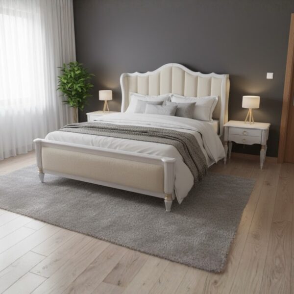 KAN Bed Set | Solid Acacia Wood Modern Design