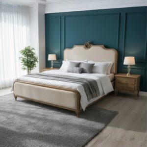 Nova Bed Set | Pure Sheesham Wood with Akhrot Polish