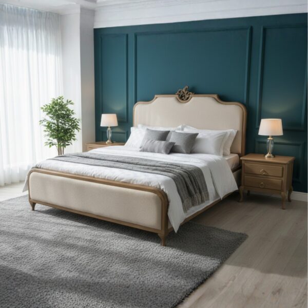 Nova Bed Set | Pure Sheesham Wood with Akhrot Polish