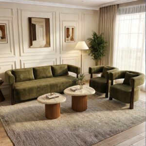 Cleo Arm Chair and Sofa Set